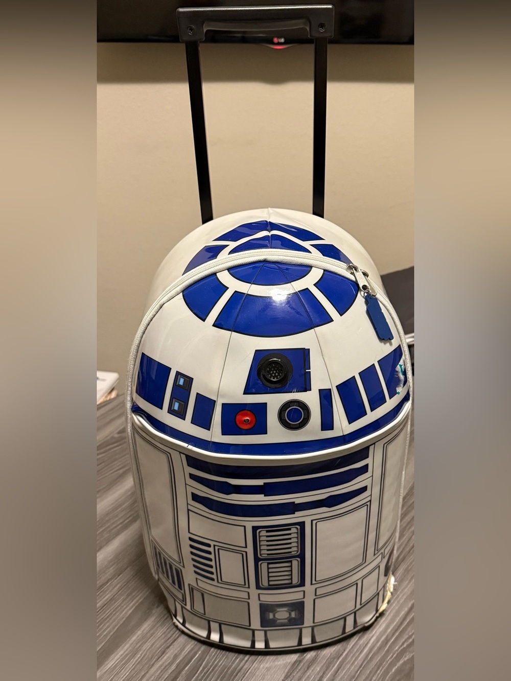 R2D2 Star Wars Navy & White Logo Luggage Tag